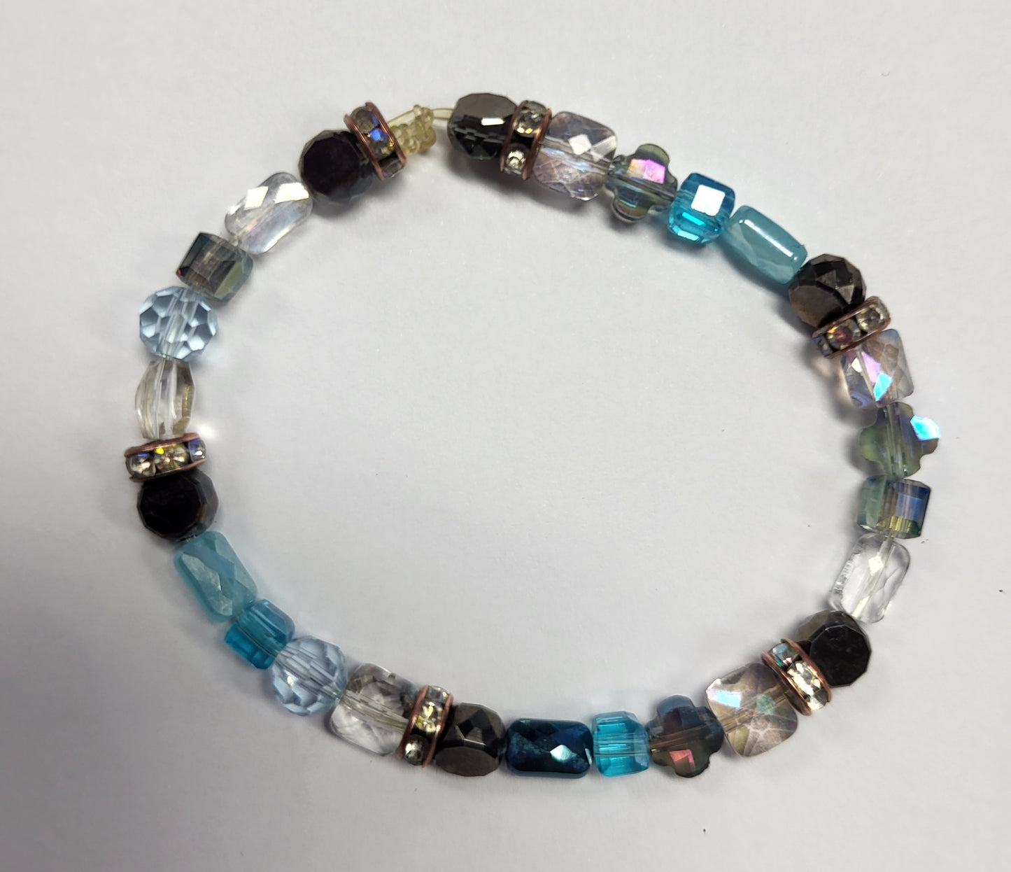 Black and Blue Iridescent